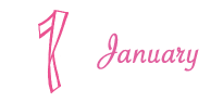 1月